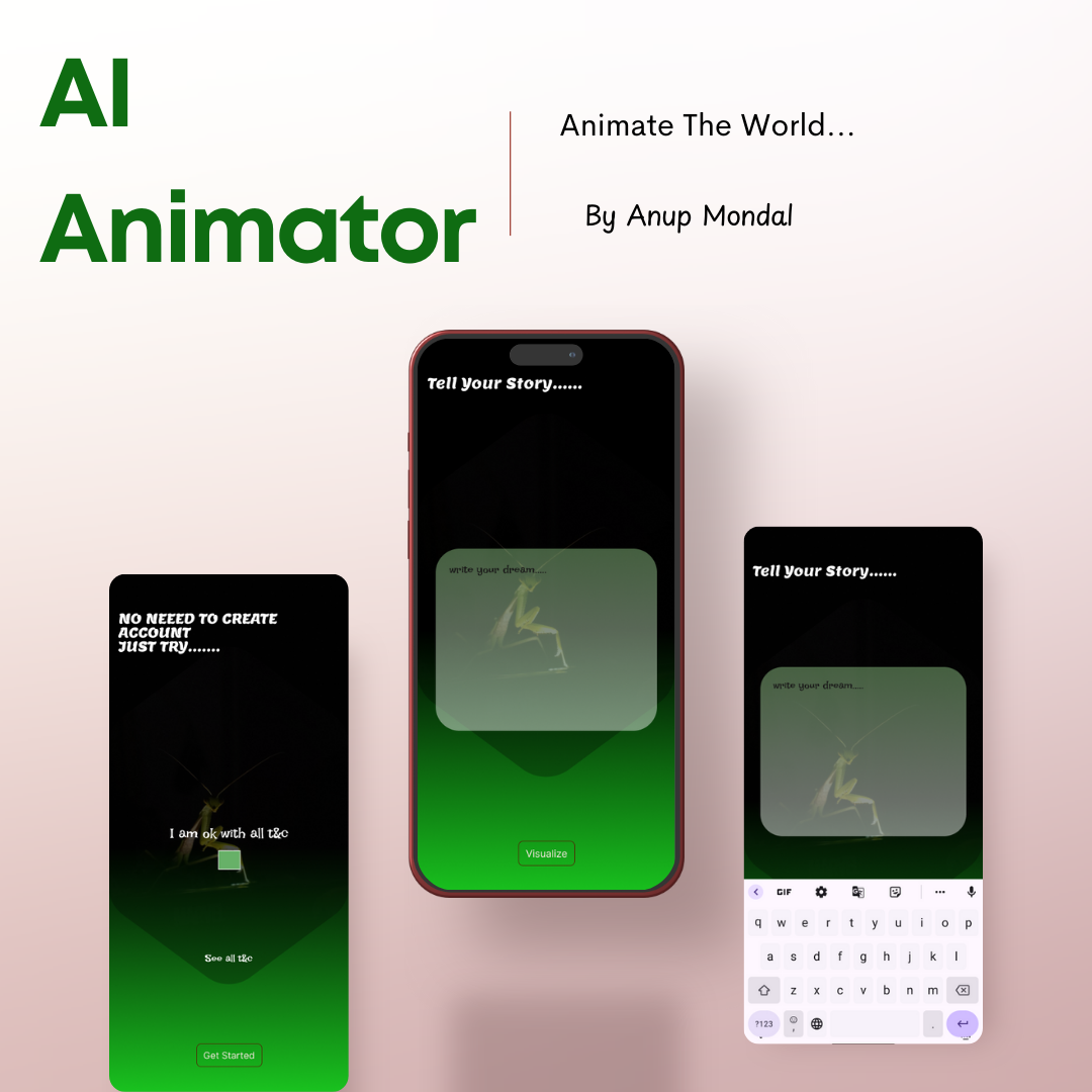 AI Animator App, Screen 2