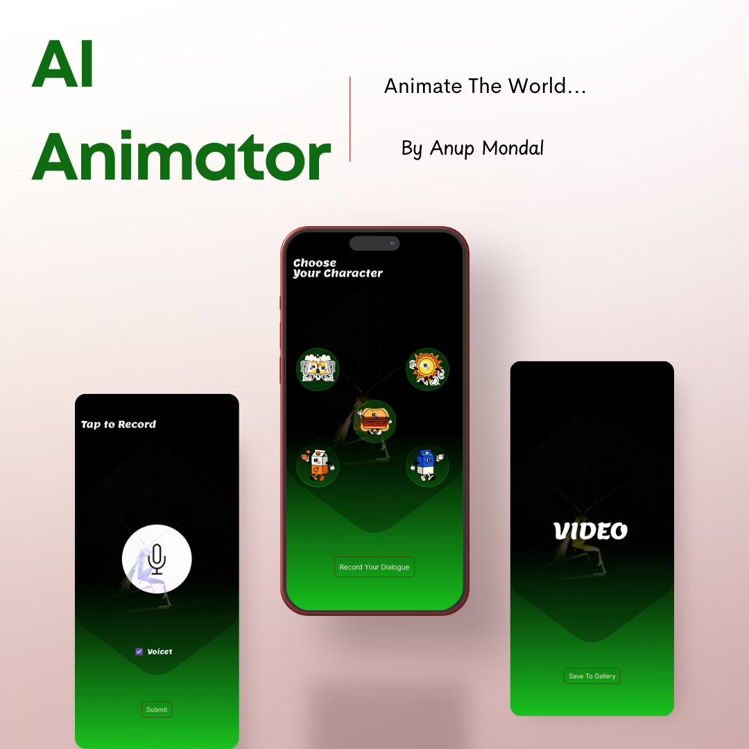 AI Animator App, Screen 3